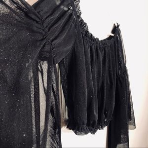 Sparkly crop top